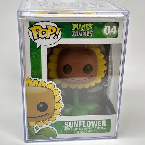 Funko Pop! Vinyl: Plants vs. Zombies Sunflower #04 2012 w/ Hard Stack SEE PICS