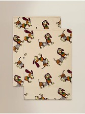 2 x Disney Pixar Toy Story Slinky Cotton Guest Towels (Hand Towels). BNWT.