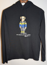 Polo Ralph Lauren Polo Bear Black Hoodie Men's Size Small