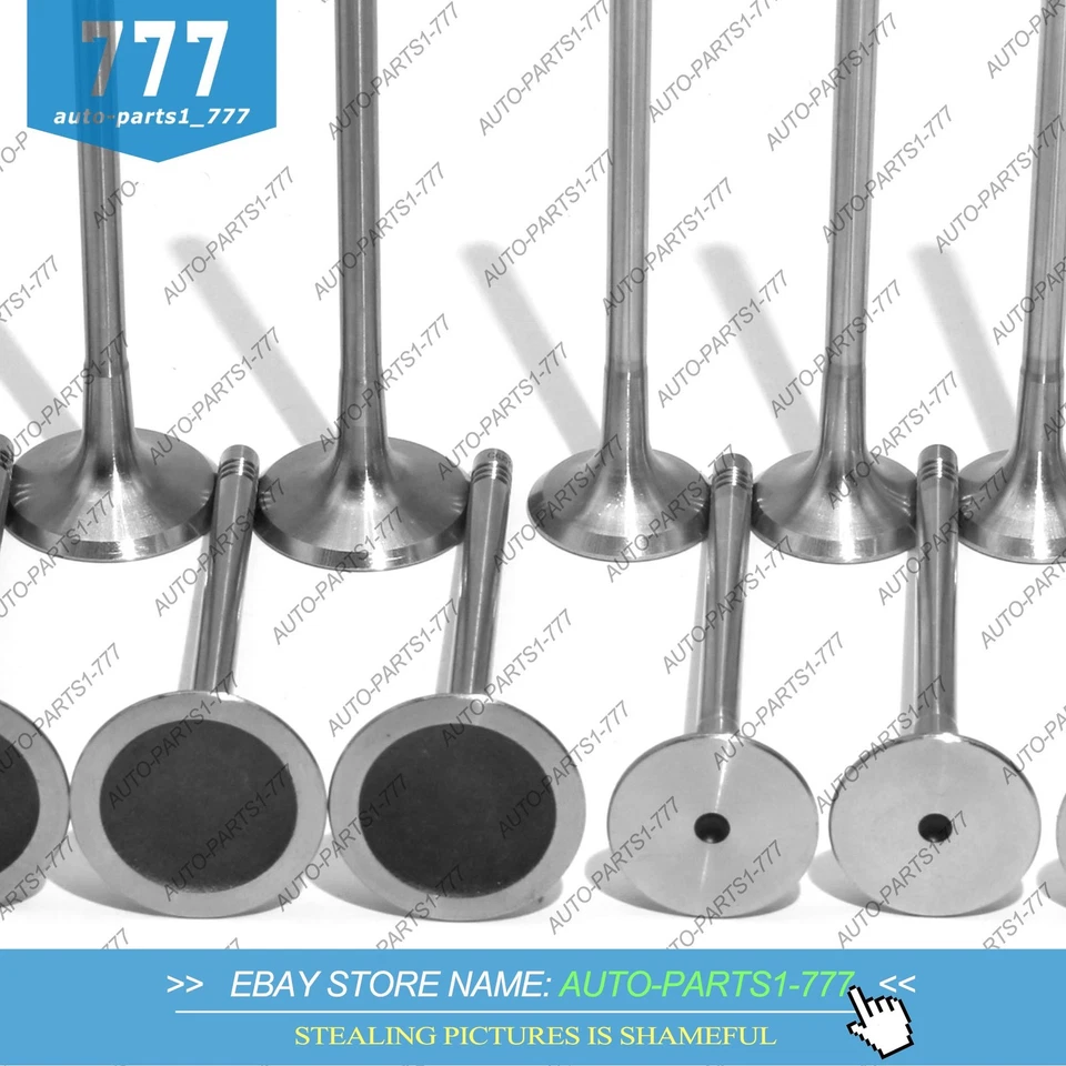 16x OEM Engine Intake Exhaust Valves For VW GTI GLI AUDI A3 A4 Q3 Q5 1.8T 2.0T Foto 4 de 4