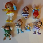 Cabbage Patch Kids Vintage Mini Figures Lot of 7 Assorted Outfits Approx. 2"