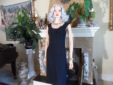 New Michael Kors Collection Black Sheath Dress Size 2