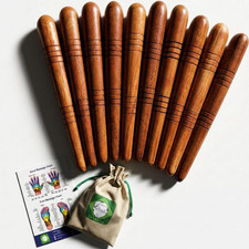 Thai Traditional Wooden for Foot Massage Stic...