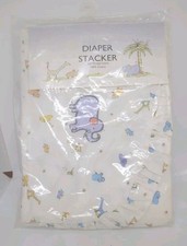 NEW NOS Carter's Diaper Cotton Stacker John Lennon Pattern Jungle Safari Theme