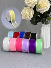 1.5" 25 Yards Organza with Satin Edge Ribbon Many Colors