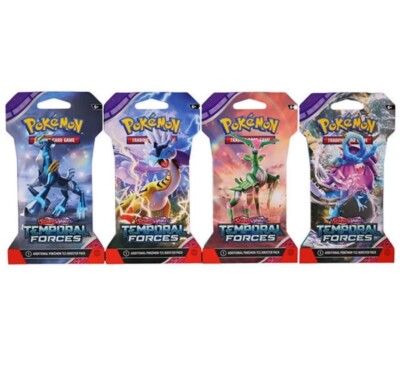 Pokemon Scarlet & Violet Temporal Forces Sleeved Booster Pack (Random Pack  Art)