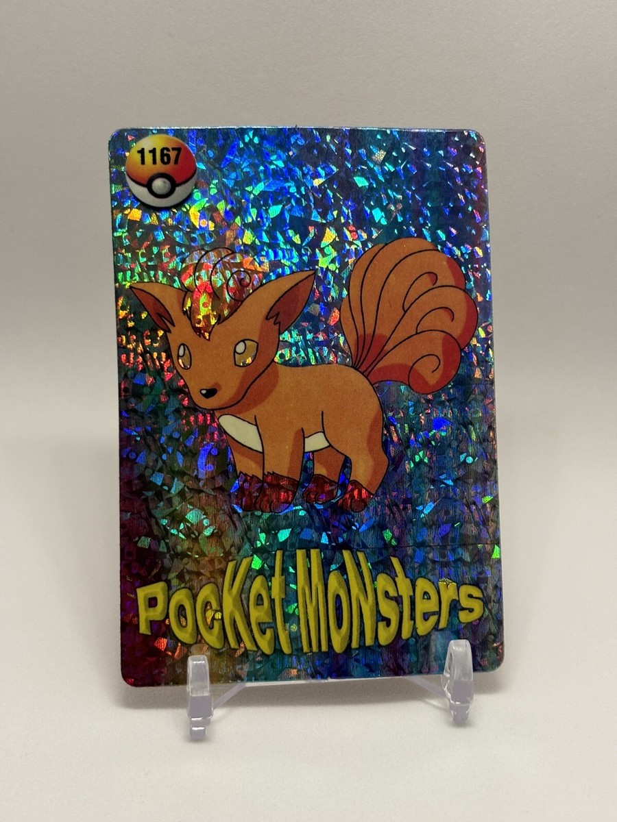 Vulpix 1167 90's Vintage Pokémon Holo Prism Sticker Card | eBay