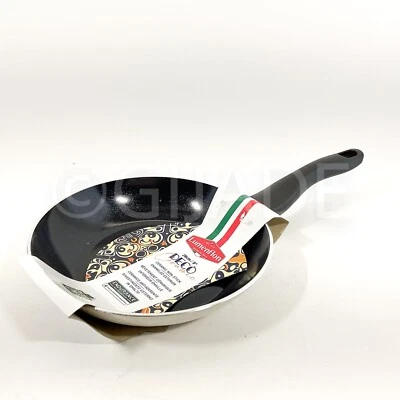 Lumenflon Deco Ceramic Non-stick 8" (20cm) Frying Pan, Made in Italy PFOA Free