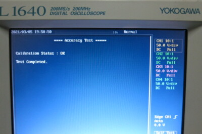 Yokogawa DL1640 200MHz 4-CH Digital Oscilloscope, model:701610-AC
