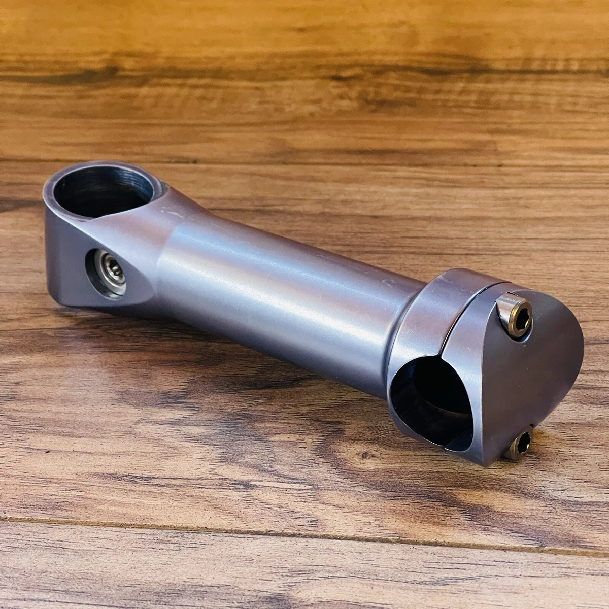 パーツ VINTAGE RINGLE ZOOKA THREADLESS STEM Vintage Ringle MTB Zooka Stem 1 1/8 135 Threadless Gray Ano 135