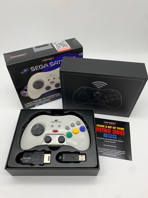 Original Retro-Bit Sega Saturn Controller Arcade Wireless PRO PC Mac Switch USB