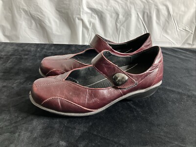 Romika Mary Jane Shoes Womens Size 37 US 6 Leather Comfort Wedge Loafers