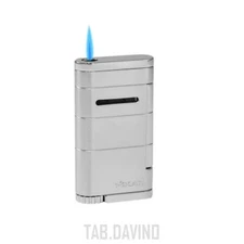 Xikar Allume Silver Single Flame XI-513SL Cigar Lighter