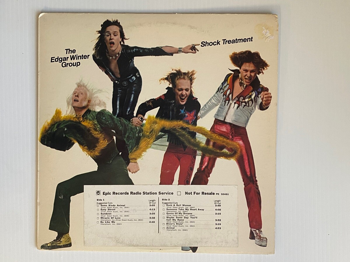 恐怖のショック療法 紙ジャケbox Edgar Winter The Edgar Winter Group - Shock Treatment Promo LP NM | eBay