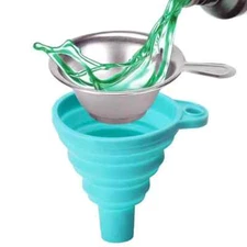 Resin Liquid Filter Funnel for DLP/SLA 3D Printer - Collapsible Silicone Design