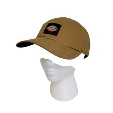 Dickies Workwear Tan Cotton Snapback Baseball Hat Cap NWT