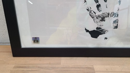 IT Tim Curry Signed Autographed 18x24 Canvas with Handprint - Beckett Witnessed - Picture 8 of 13