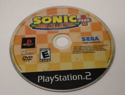 SONIC MEGA COLLECTION PLUS (PS2, 2004) Disc Only