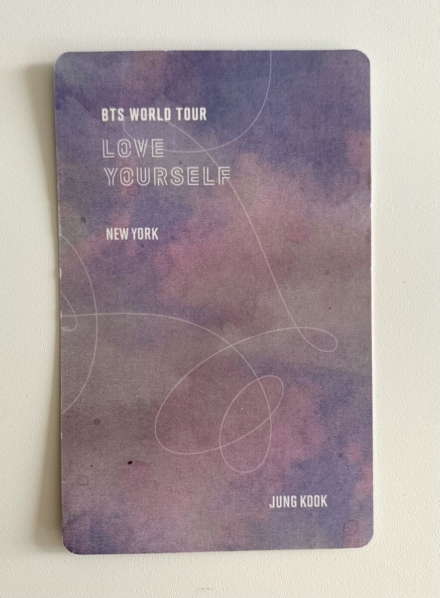 BTS Love Yourself New York DVD with Jungkook Photocard Mint BTS Love Yourself New York DVD with Jungkook Photocard Mint