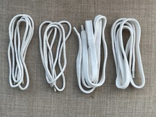 Shoe Laces White Lot of 2 Replacement Laces for Shoes New