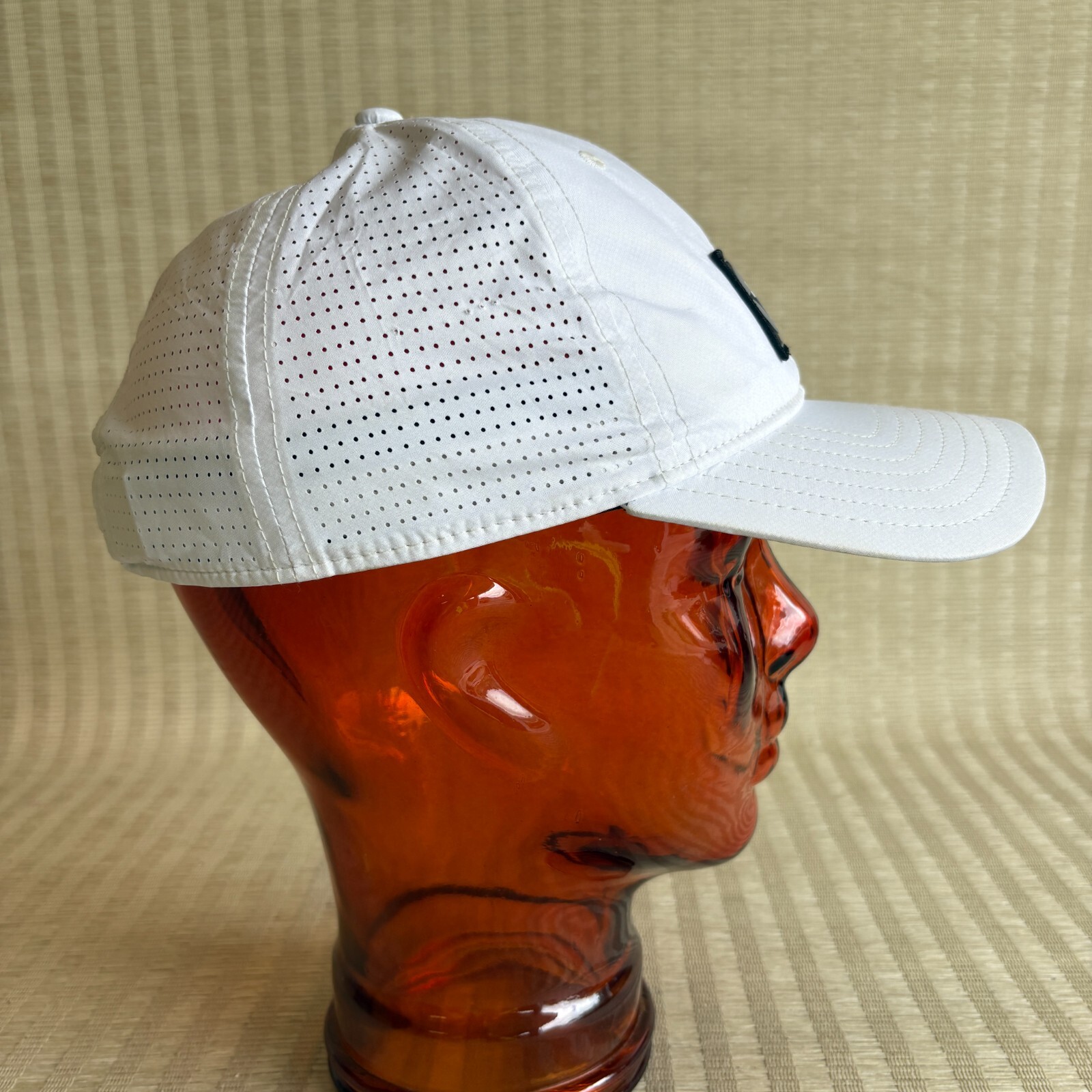 Taylor Made Strapback Cap Patch Rubber Logo White… - image 4