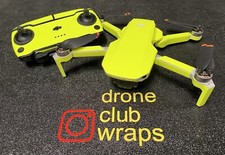 DJI Mavic Mini/RC Skin/wrap /Yellow Incandescent /Decal. Drone/Rc NOT Included.