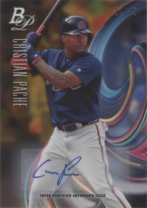 2018 Bowman Platinum - Cristian Pache #TOP-21 for sale | eBay