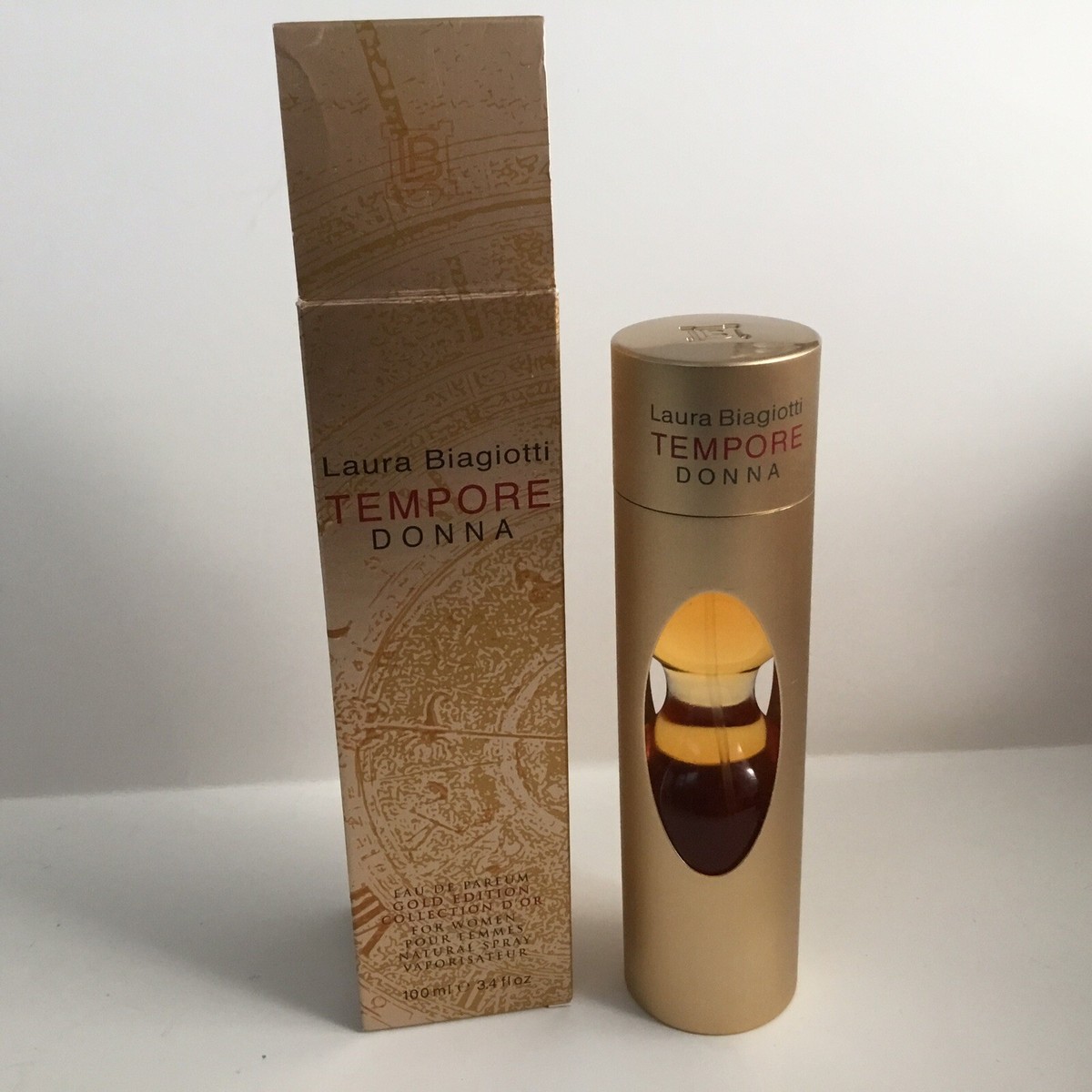 Laura Biagiotti Tempore Donna Gold Edition Collection D'Or Eau De