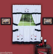 Gourmet Complete Cottage Kitchen Curtain Set By GoodGram - Assorted Sizes