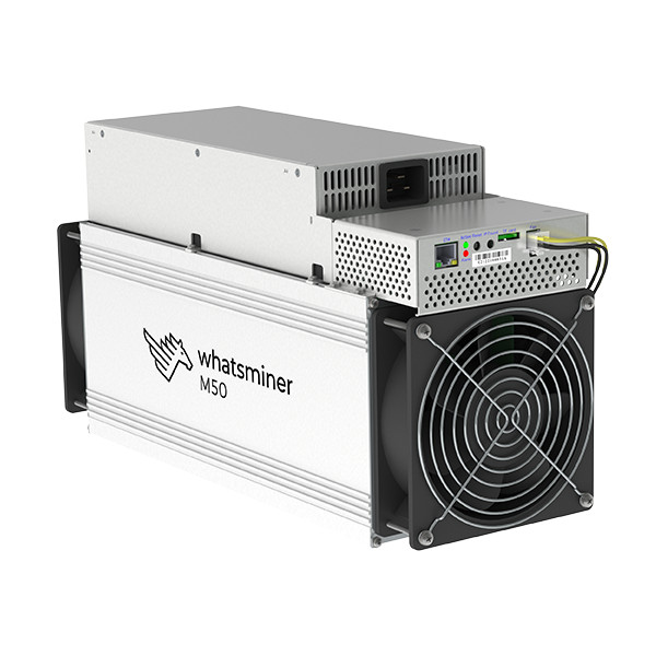 New Whatsminer M50 120Th/s BTC ASIC Bitcoin Miner SHA-256 Hashrate Machine