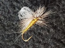 FLY FISHING FLIES SIZE 16 BWO PARACHUTE FRONTIER CUSTOM TIED DRY FLY