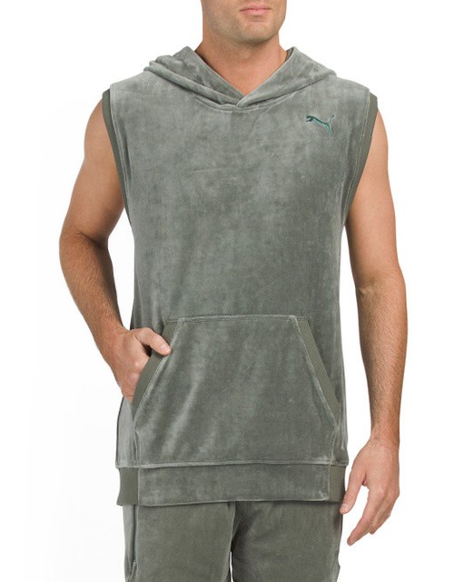 puma velour sweatshirt