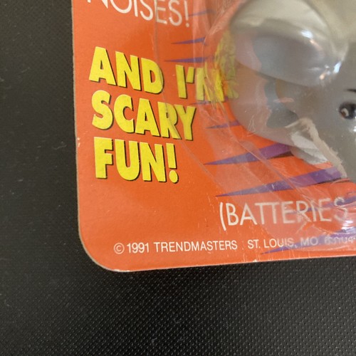 Vintage 1991 NOS Halloween Boo mouse w/Sound effects Trendmasters Sealed - Picture 4 of 6