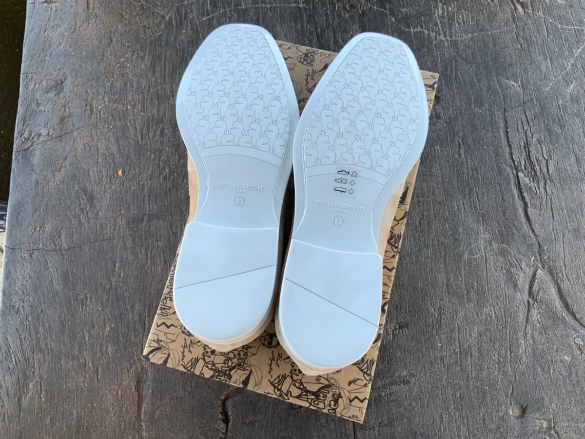 Karl Lagerfeld Men\'s Size 11 Embroidered Logo Slip-On Penny Loafers Amazon.com | KARL LAGERFELD Paris Men main image 3