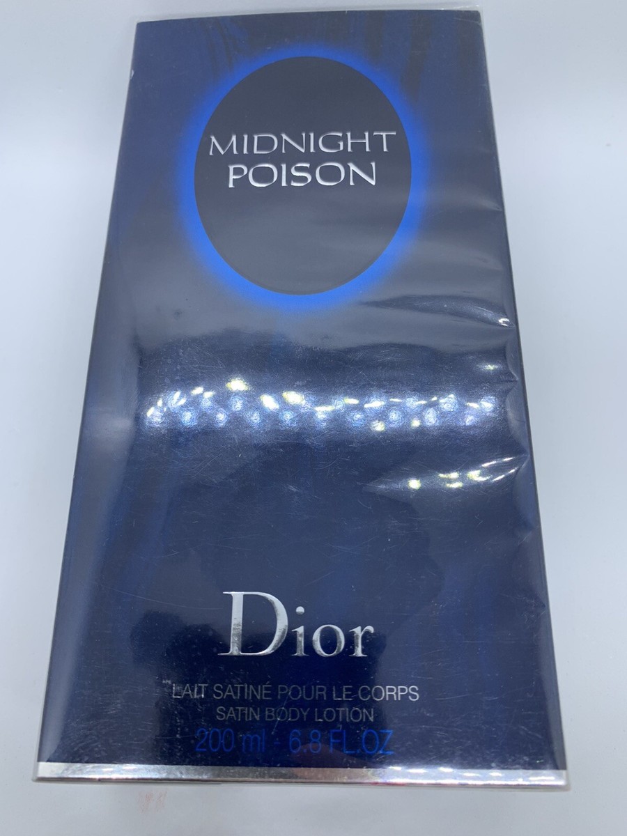 Midnight Poison Dior Satin Lotion 200ml/6.8oz Sealed