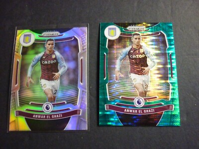 Anwar El Ghazi 2021-22 Panini Prizm PREMIER LEAGUE #128 Breakaway Teal 33/49
