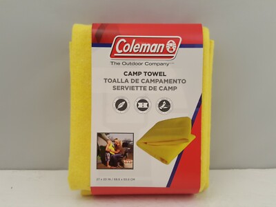 COLEMAN Camp Towel | Yellow | 27'' x 20'' | 2000015159 | NEW