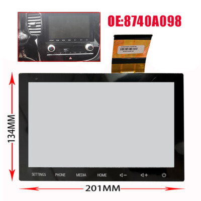 New 8" Touch Screen For Mitsubishi Outlander NAV 8740A098 8740A103 – 2020-2022 Radio Upgrade