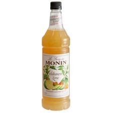 Monin Premium Habanero Lime Flavoring Syrup 1 Liter 544SYPFR146F