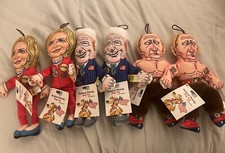 Bill & Hillary Clinton And Putin POLITICAL PARODY DOG TOYS WITH SQUEEKER FUZZU
