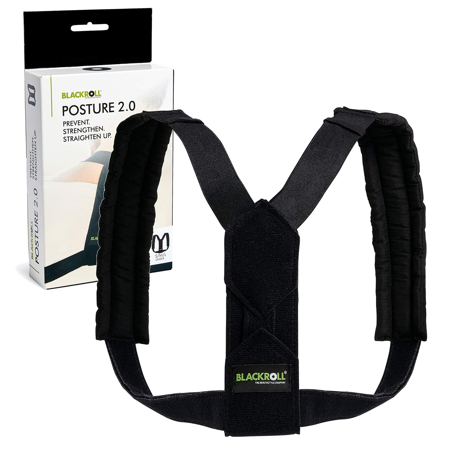 BLACKROLL POSTURE 2.0 Trainer di postura - Cinghia per la schiena per (E4v)