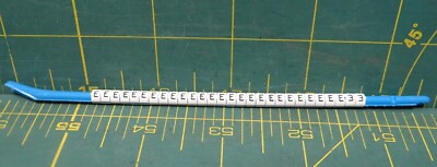 Hellermann Tyton Clip-Tags Wire Marker Letter ''E'' Lot of 28 16ga to 10ga