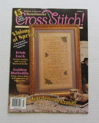 Cross Stitch Magazine Number 33 Daffodils Broken Dreams Lambs Christmas Faces
