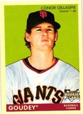 2009 UPPER DECK GOUDEY CONOR GILLASPIE BASEBALL CARD #169