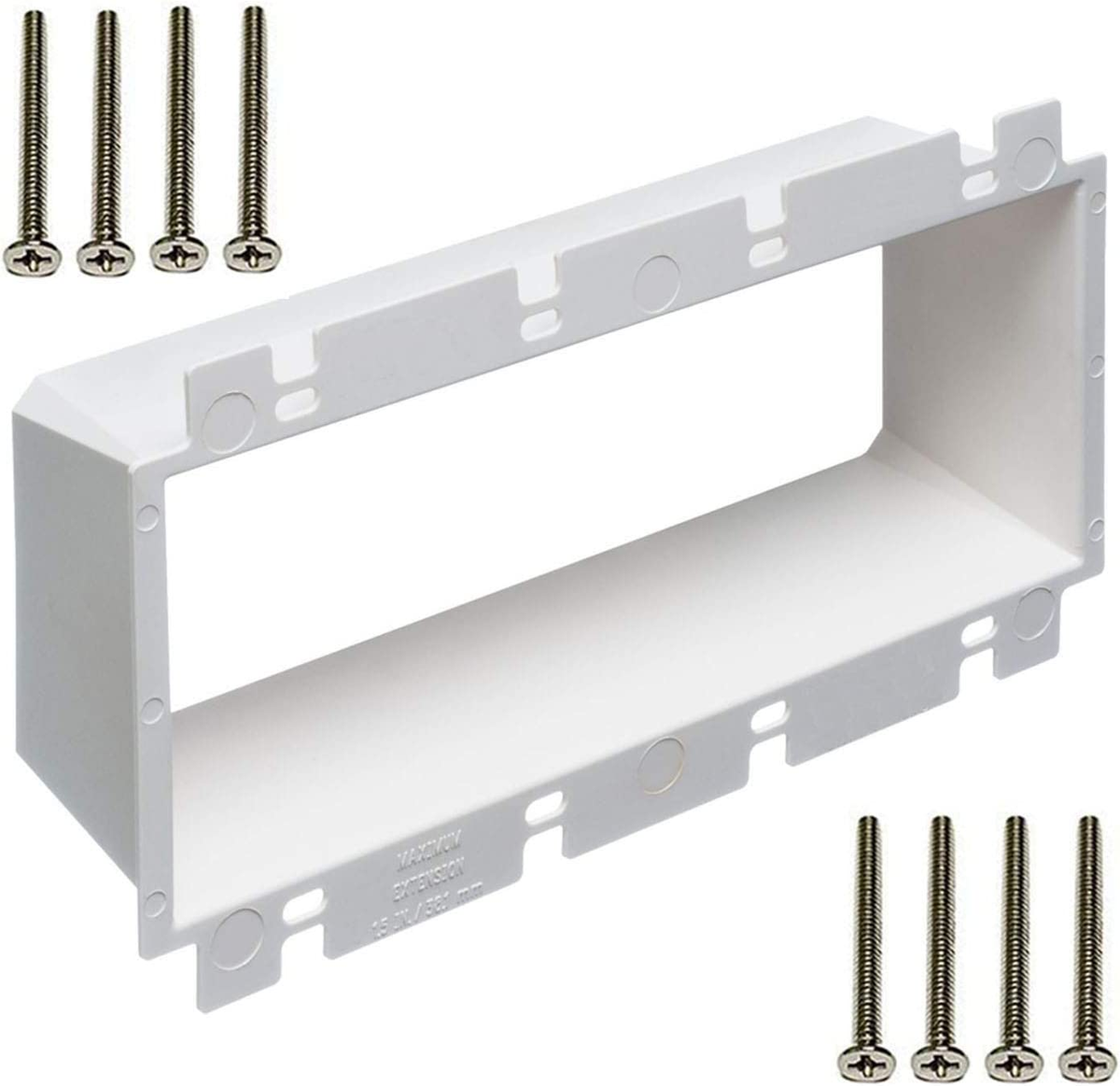Installing Electrical Box Extender 4 Gang Electrical Power Outlet Box