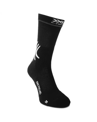 X-Bionic X-Socks Bike Pro Mid 4.0 Cycling Socks Men, Opal Black/Arctic White
