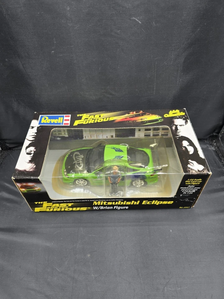 2002 Revell Fast & the Furious 1/25 scale Mitsubishi Eclipse with Brian Figure - Image 3 of 4