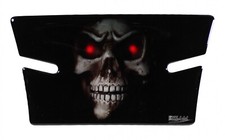 Motorrad Tankpad 3D Aufkleber Totenkopf Sch&auml;del Lackschutz Kratzschutz : Form 38
