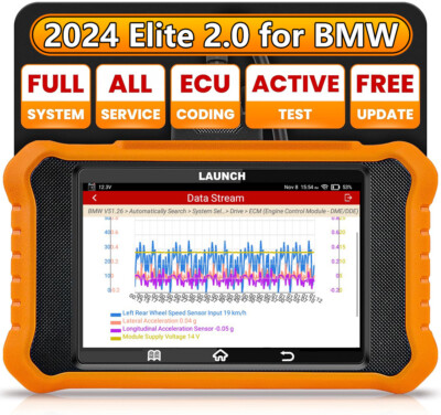 LAUNCH Creader Elite Für BMW OBD2 Diagnosegerät Profi Scanner Auto Auslesegerät