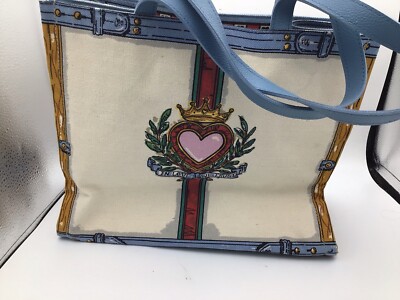 Brighton Canvas Tote Bag 2019 Edition In Love We Trust Hearts - Main Image